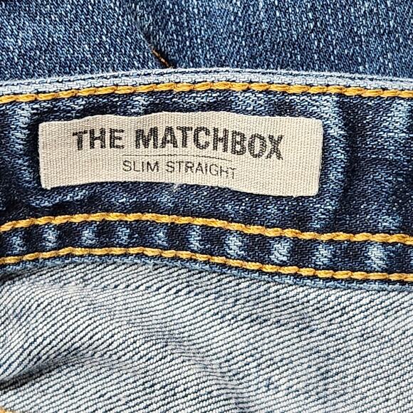 AG Adriano Goldschmied Jeans Mens 34x34 Blue Matchbox Slim Straight Actual 34X29 - Picture 13 of 16